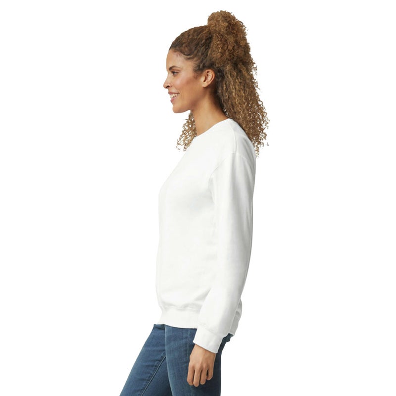 Gildan Adult Fleece Crewneck Sweatshirt, Style G18000, Multipack, White (1-Pack), 2X-Large - Image 2